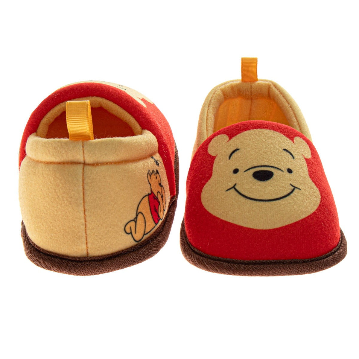 Josmo Disney Winnie the Pooh Boys/Girls Slippers  - Pooh Plush Warm Soft Aline Comfy Lightweight House Shoes (5-10 Toddler) - 3-4 - Bonton
