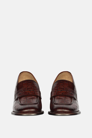 Viviana Croco - Heel Loafers
