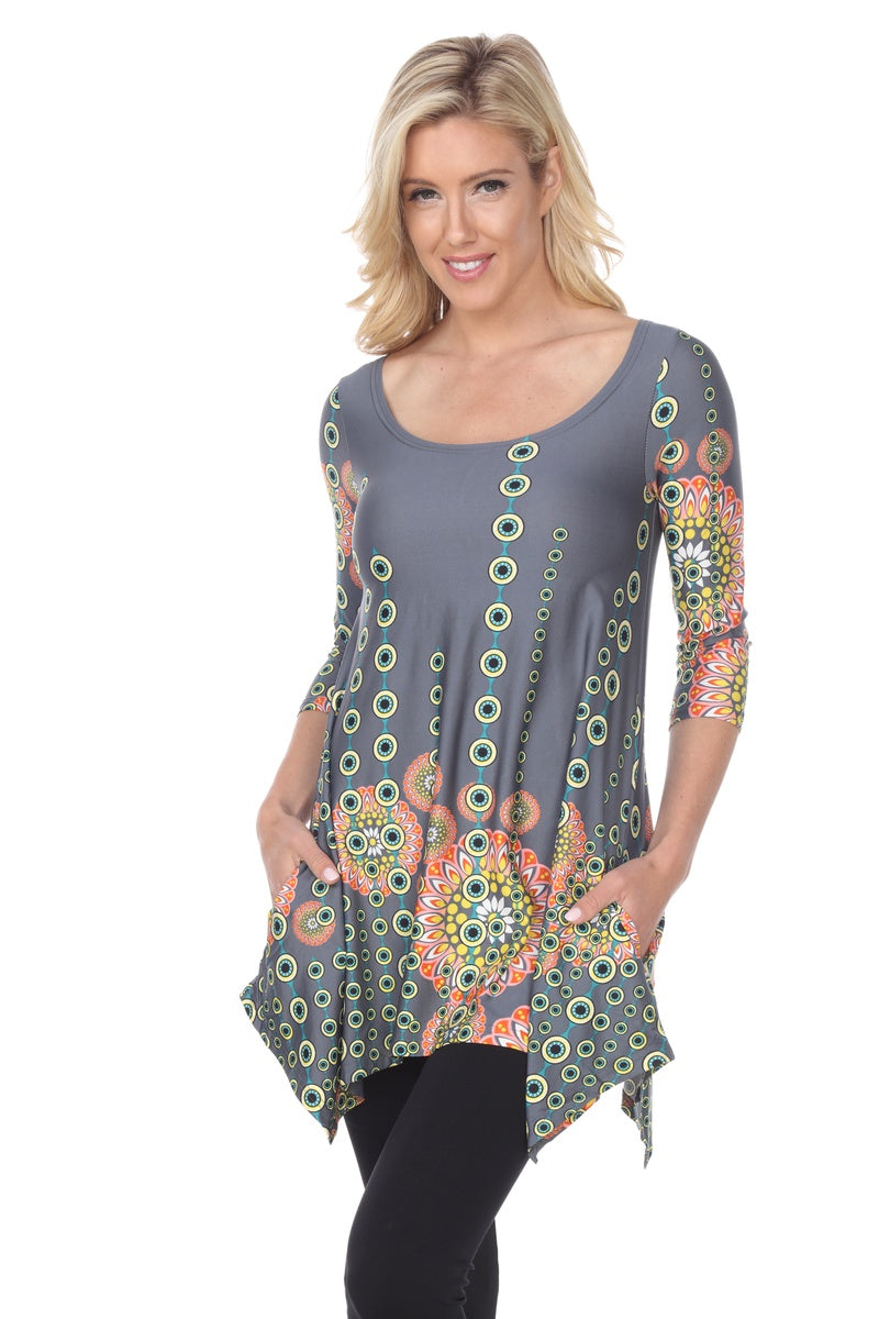  White Mark Women's Rella Tunic Top - S - Bonton