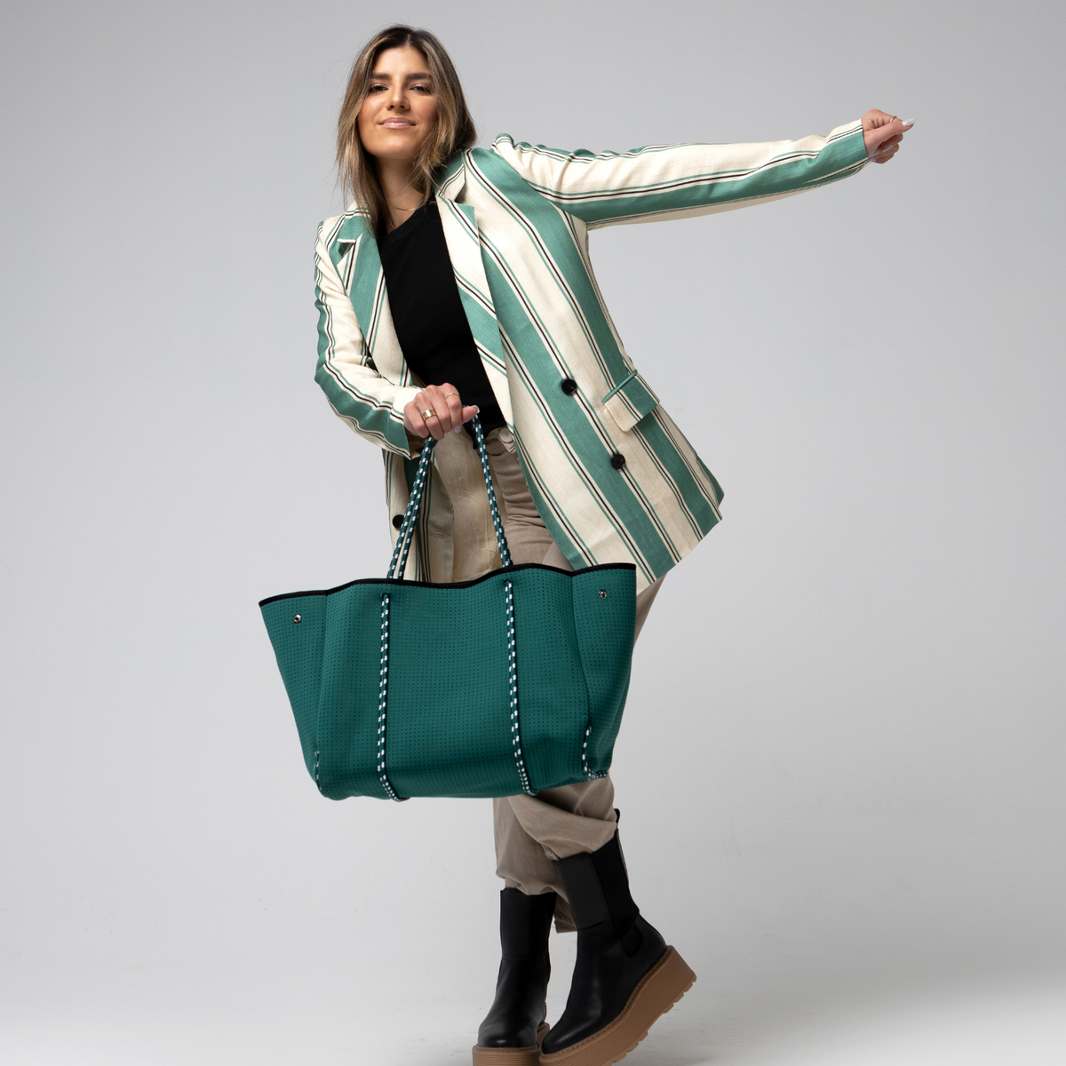  Pop Ups Brand Everyday Tote Emerald - Default Title - Bonton