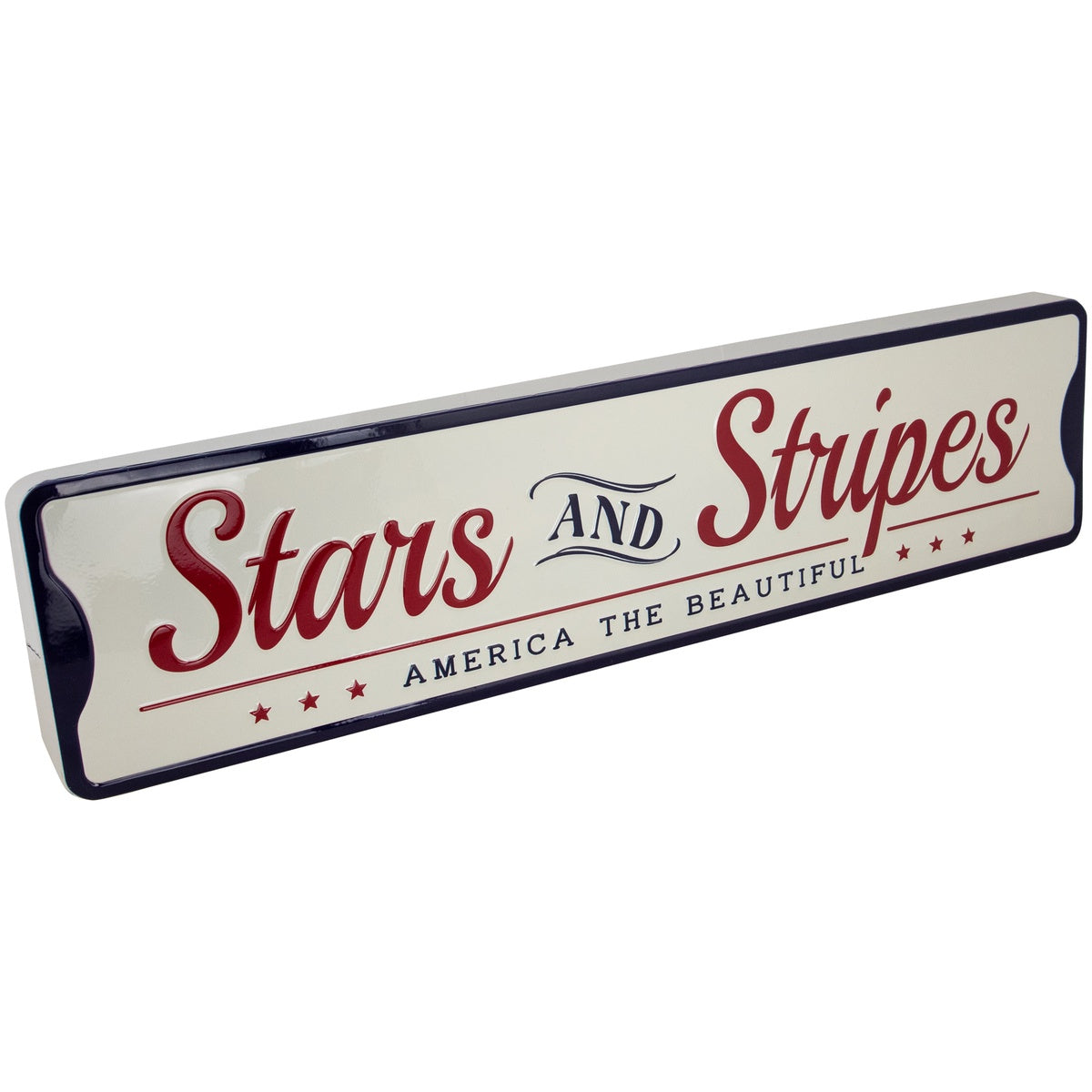  Northlight Stars and Stripes Americana Metal Wall Sign - 23.5