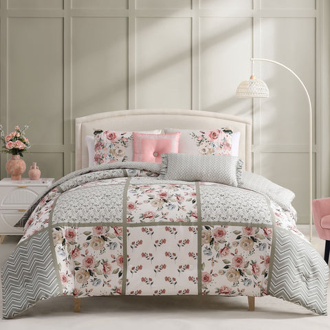 Bebejan Sage Serenity 5 Piece Reversible Comforter Set