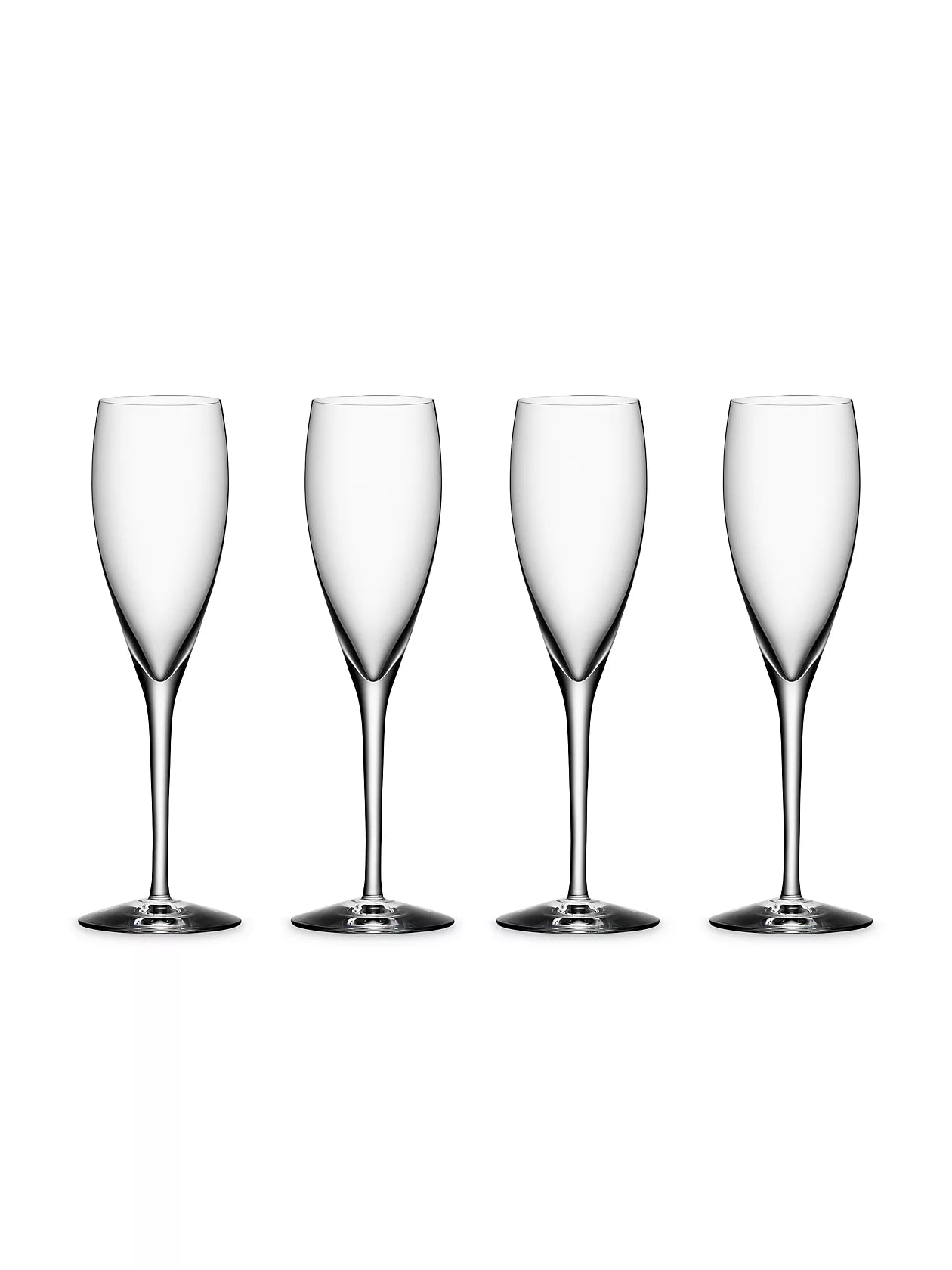  Orrefors More Champagne Glass Set of 4 - Clear - Bonton