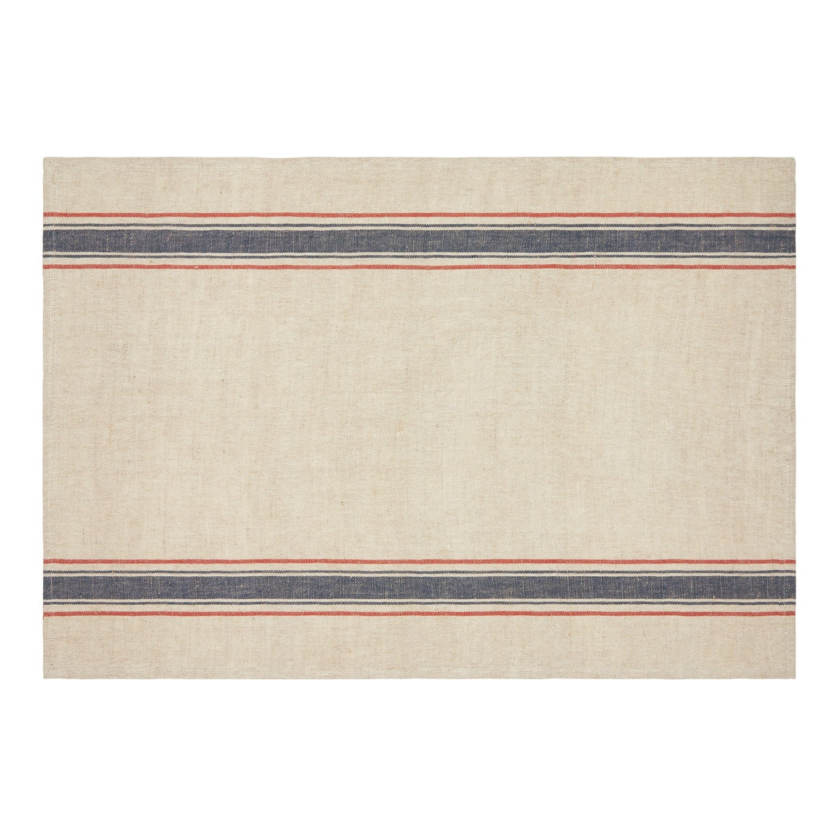  Caravan Menton Natural & Demin Towel, Set of 2 - Natural & Demin - Bonton
