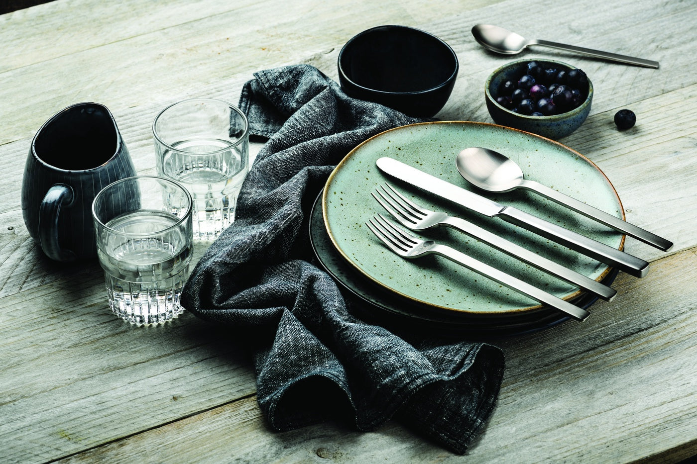  Mepra Stile by Pininarina Flatware Set - Ice Silver - Bonton