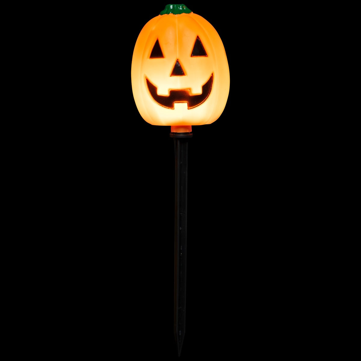  Northlight Jack-O-Lantern Shaped Halloween Pathway Markers - Clear - 3.75' Black Wire - 5ct - Default Title - Bonton