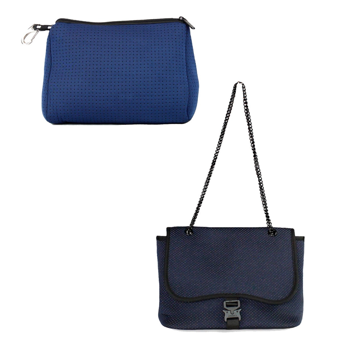  Pop Ups Brand Pouch + Flap Crossbody - Deep Blue - Default Title - Bonton