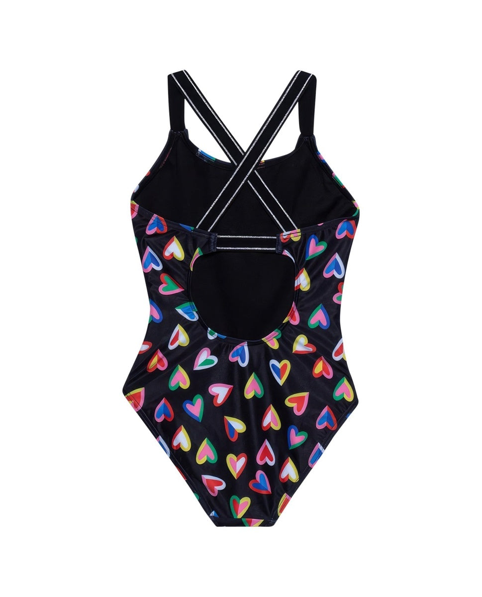  Gottex Kids Hearts Round Neck One Piece Swimsuit - GOTTEX KIDS HEARTS - Bonton