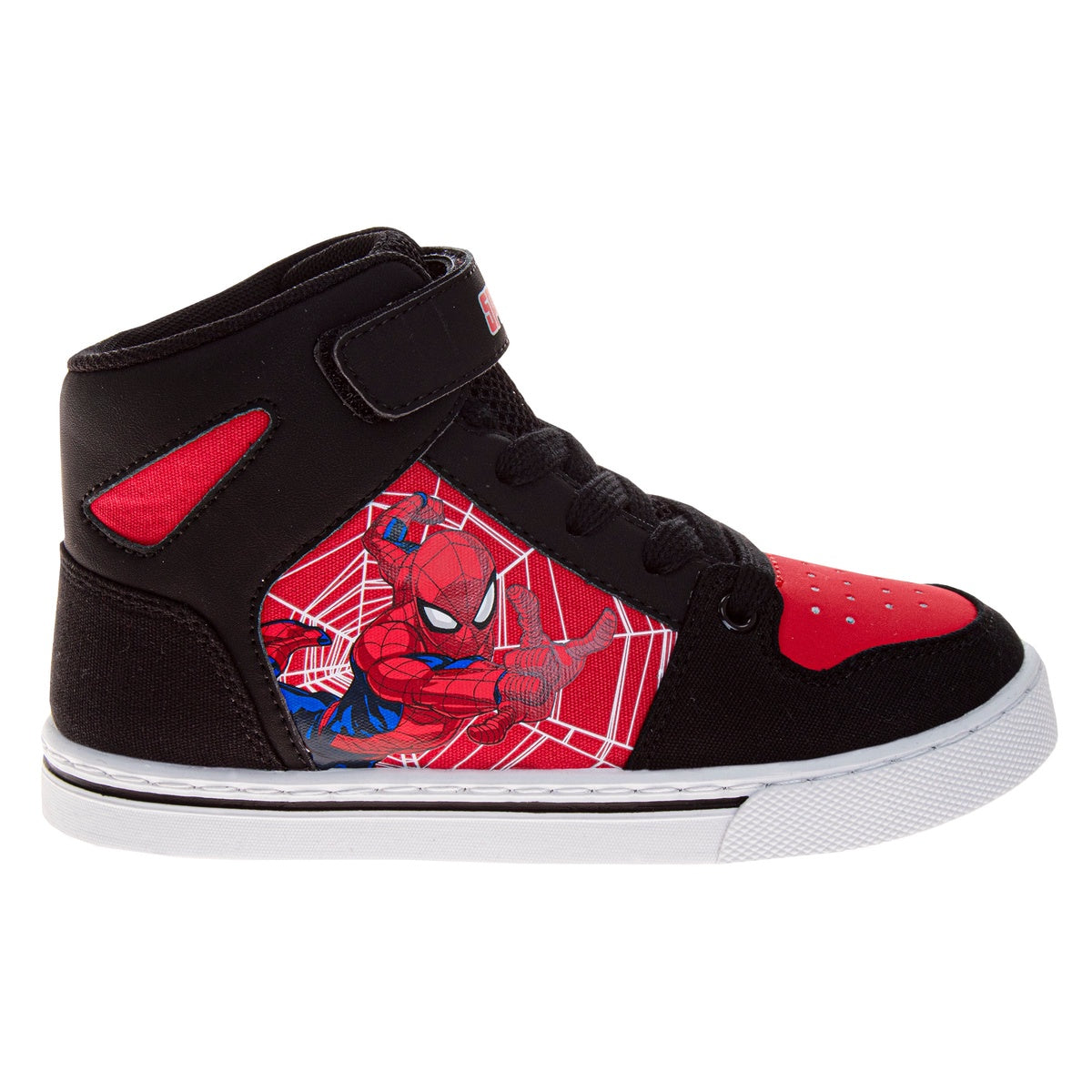  Josmo Marvel Spider-Man Boys Vintage High Top Sneakers - 12 - Bonton