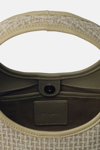 Waffle Canvas Women's Tote Bag - Olive / One Size