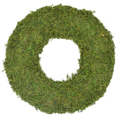 13.7" Reindeer Moss Artificial Floral Spring Wreath - Unlit