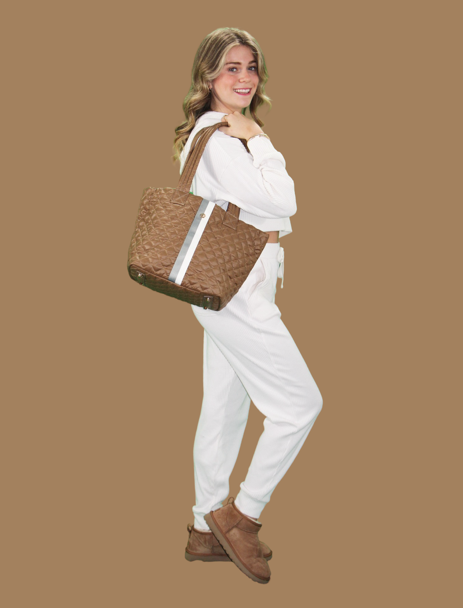  Lemonbella Special Edition Diamond Tote Toffee - Default Title - Bonton