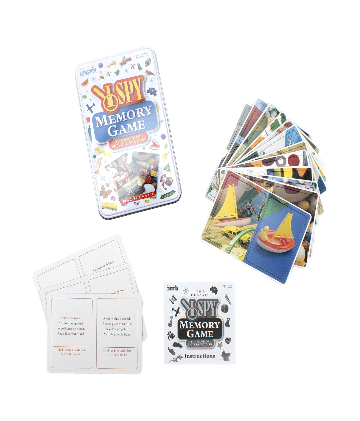  I Spy Memory Game Tin Multi - Multi - Bonton