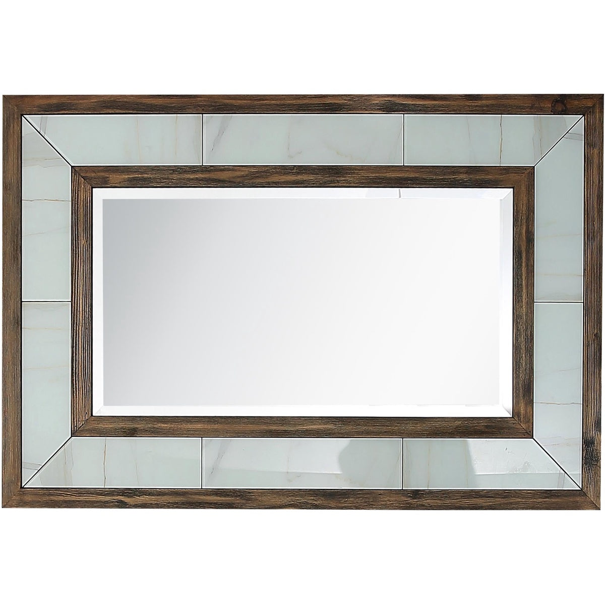  Bailey Wall Mirror and Console Table - Mirror - Bonton