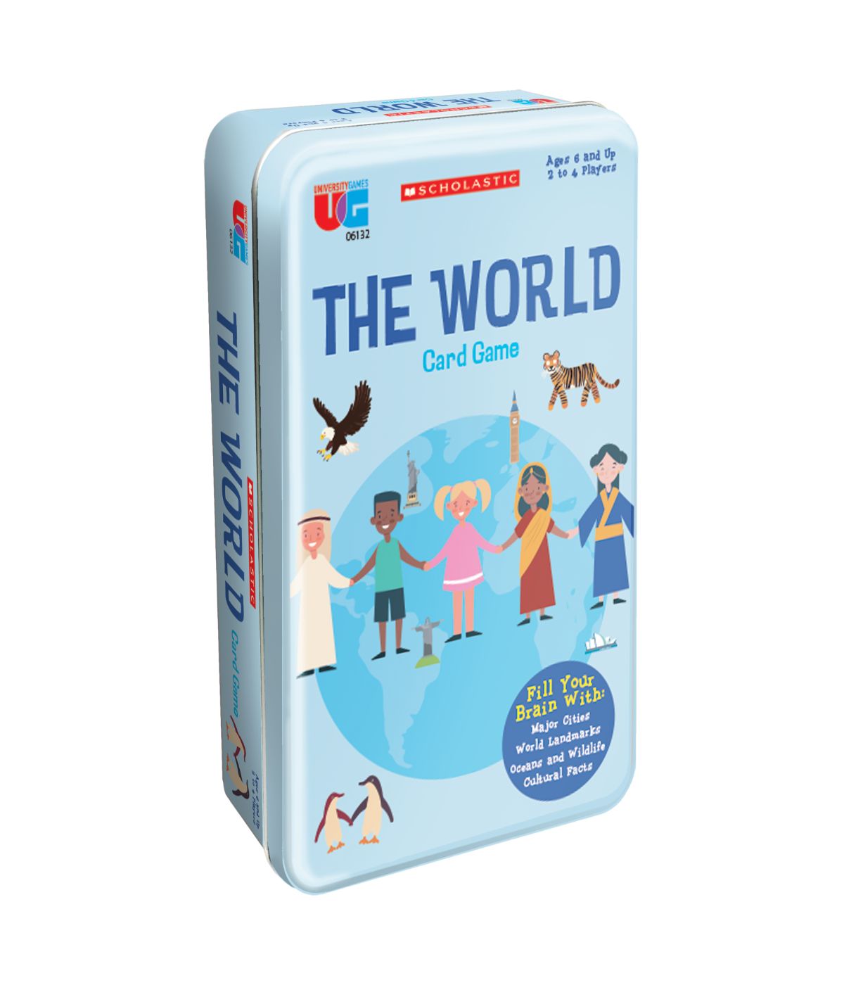  Scholastic The World Card Game Multi - Multi - Bonton