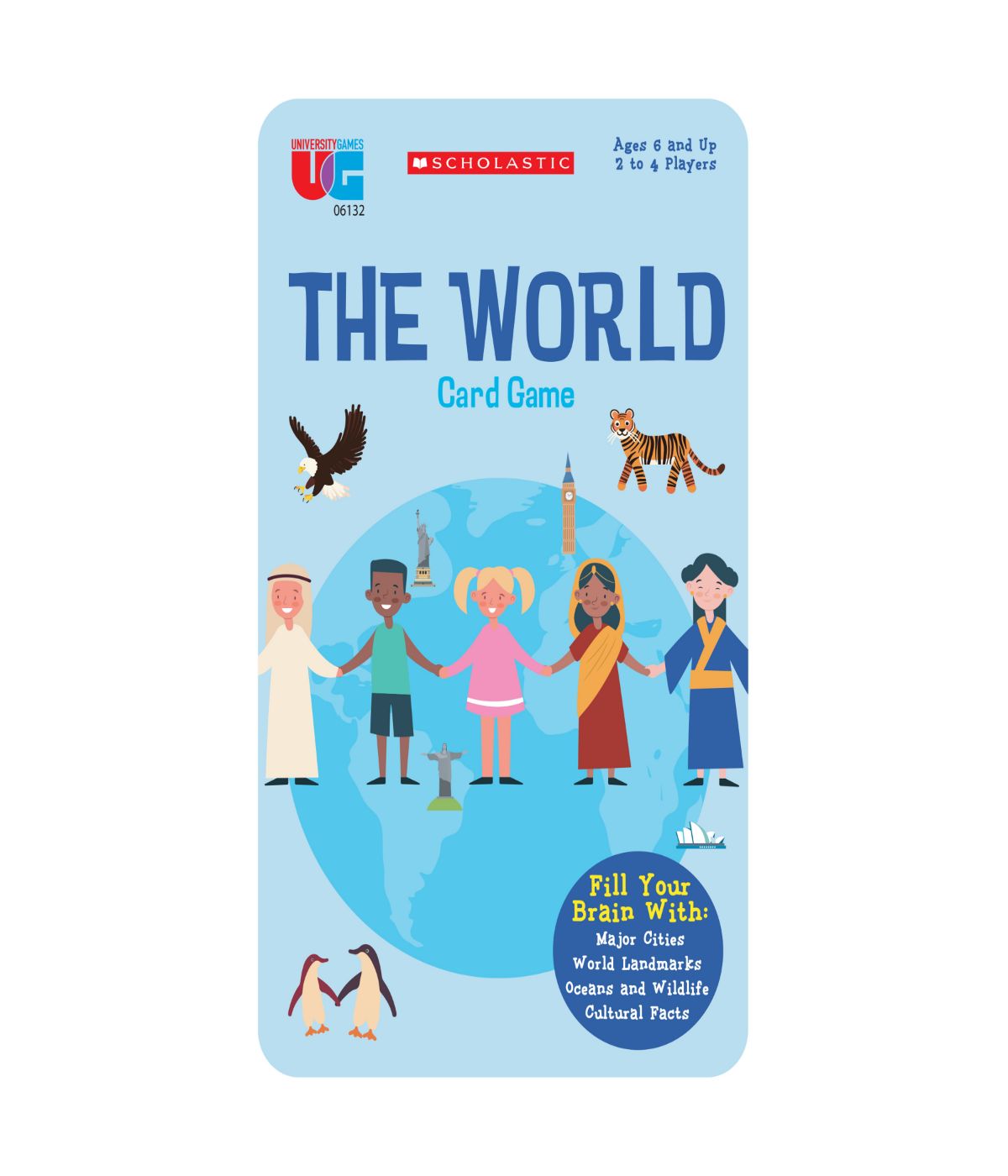  Scholastic The World Card Game Multi - Multi - Bonton