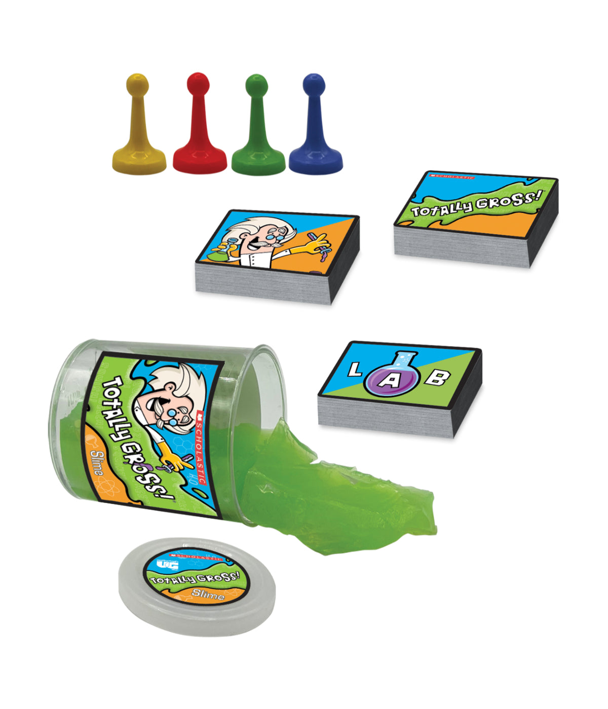  Scholastic - Totally Gross! The Game of Science Multi - Multi - Bonton