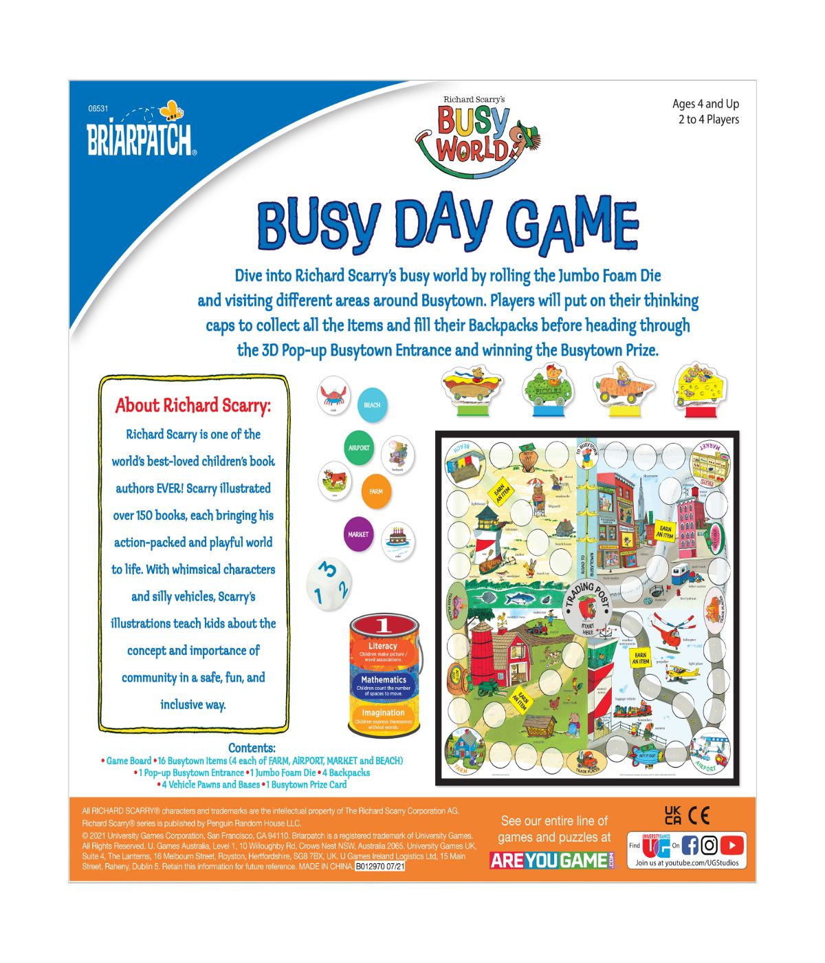  Richard Scarry's Busy Day Game Multi - Multi - Bonton