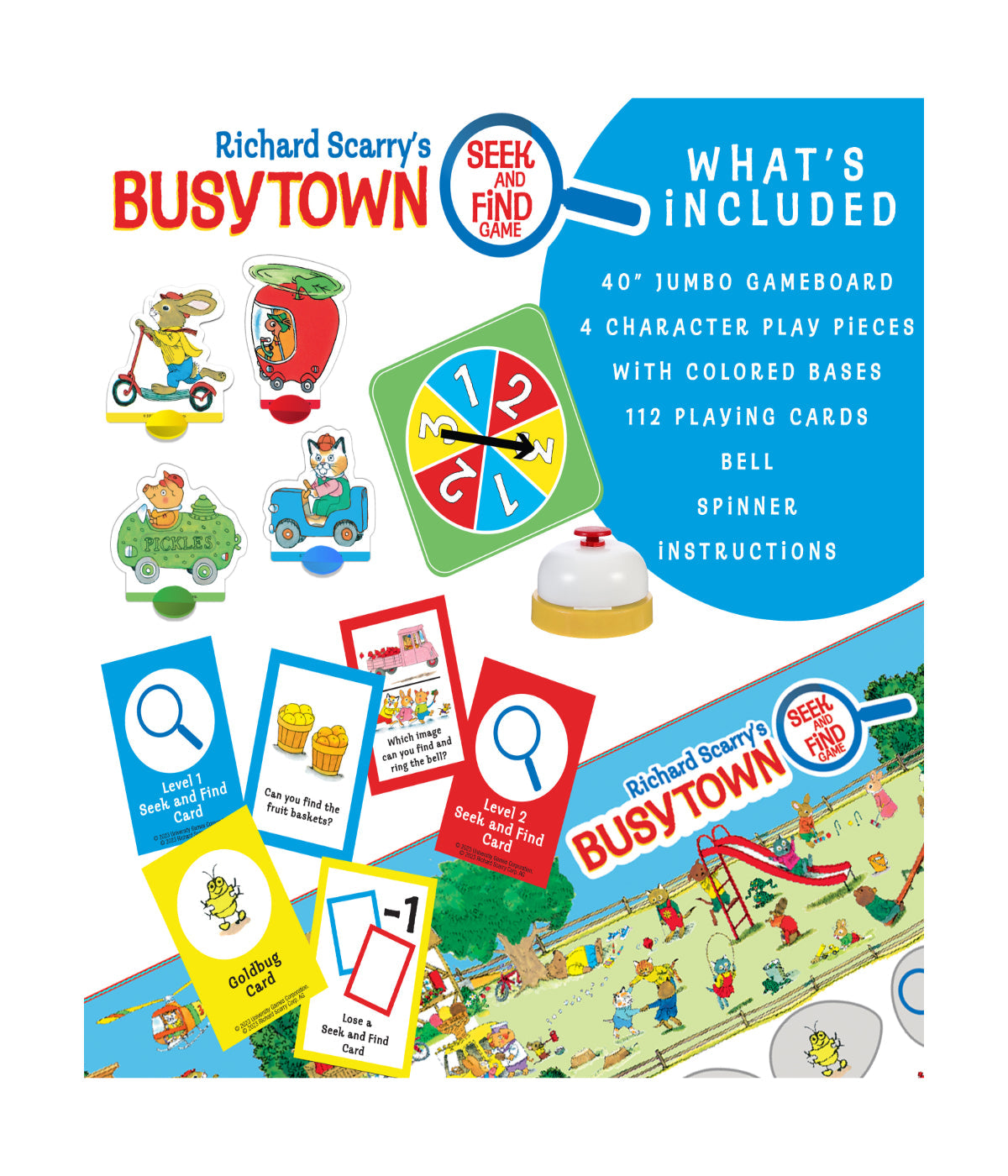  Richard Scarry's Busytown - Seek and Find Game Multi - Multi - Bonton