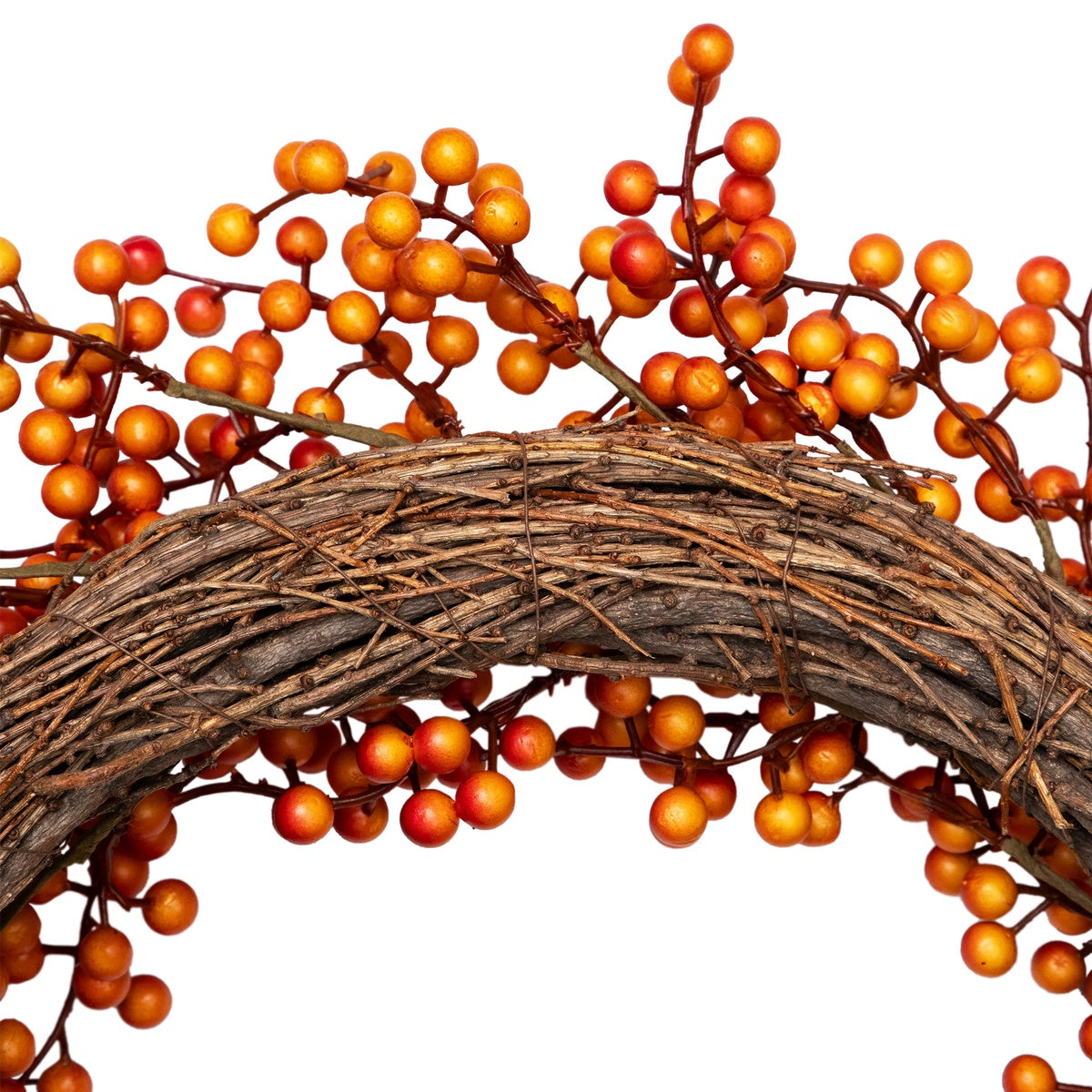 Northlight Artificial Berries Fall Harvest Twig Wreath - 18