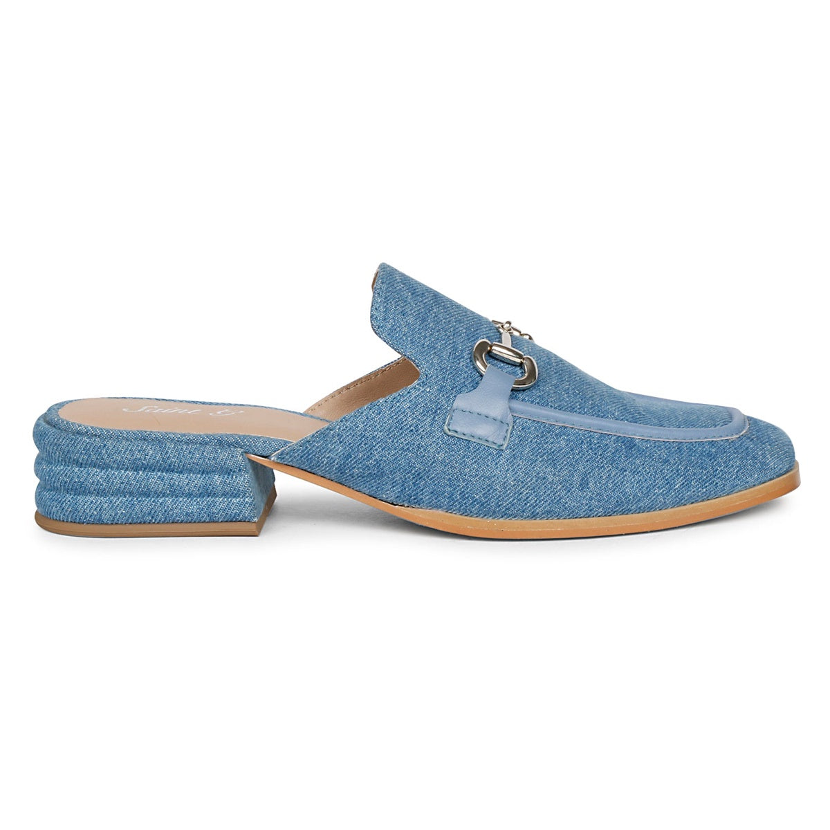  Saint G Savannah - Flat Mules - Denim - Bonton