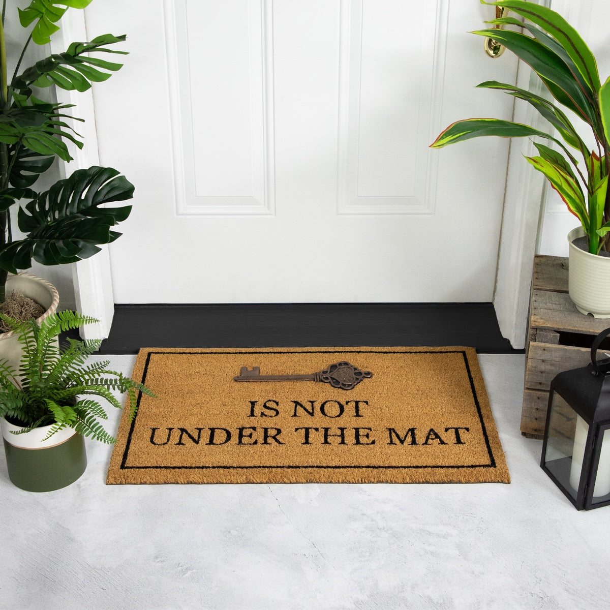  Northlight Key Is Not Under the Mat Coir Outdoor Doormat 18
