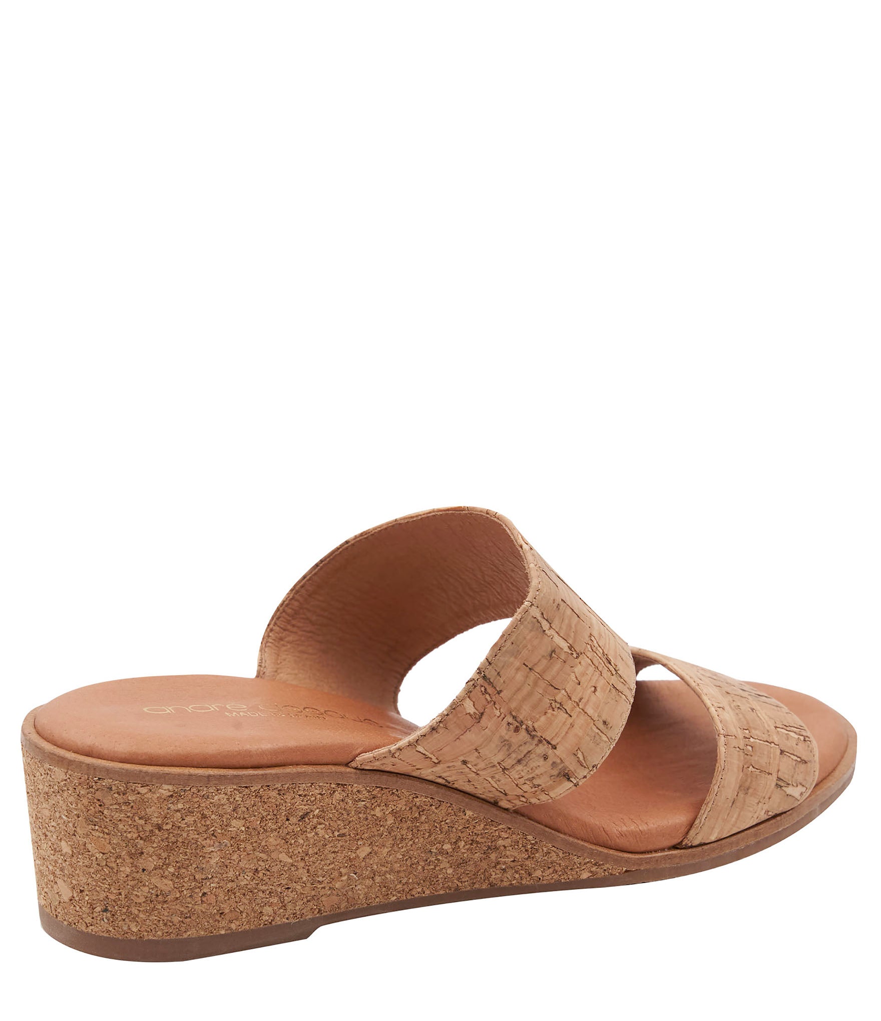  Andre Assous Gwenn Wedge Sandal - Natural/Natural - Bonton