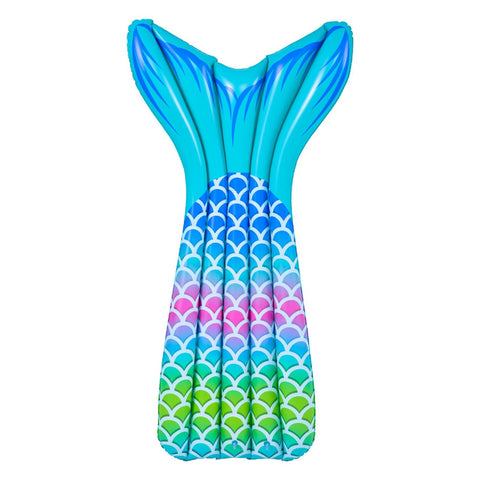 5.75' Blue and Green Mermaid Tail Swimming Pool Float