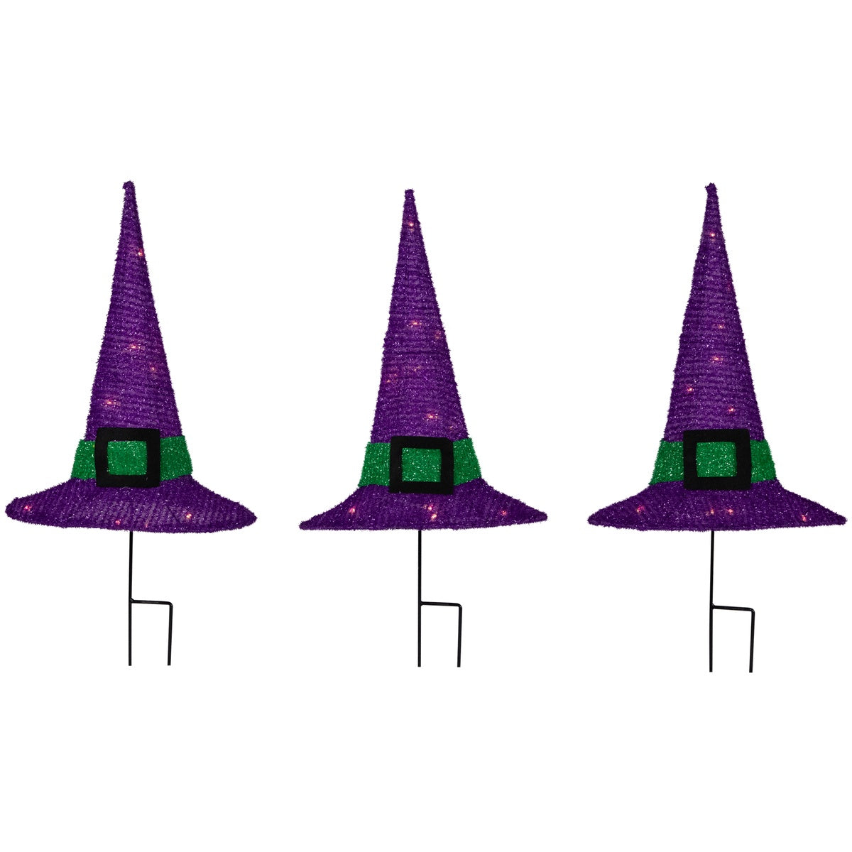  Northlight LED Lighted Witches Hat Outdoor Halloween Pathway Markers - 14