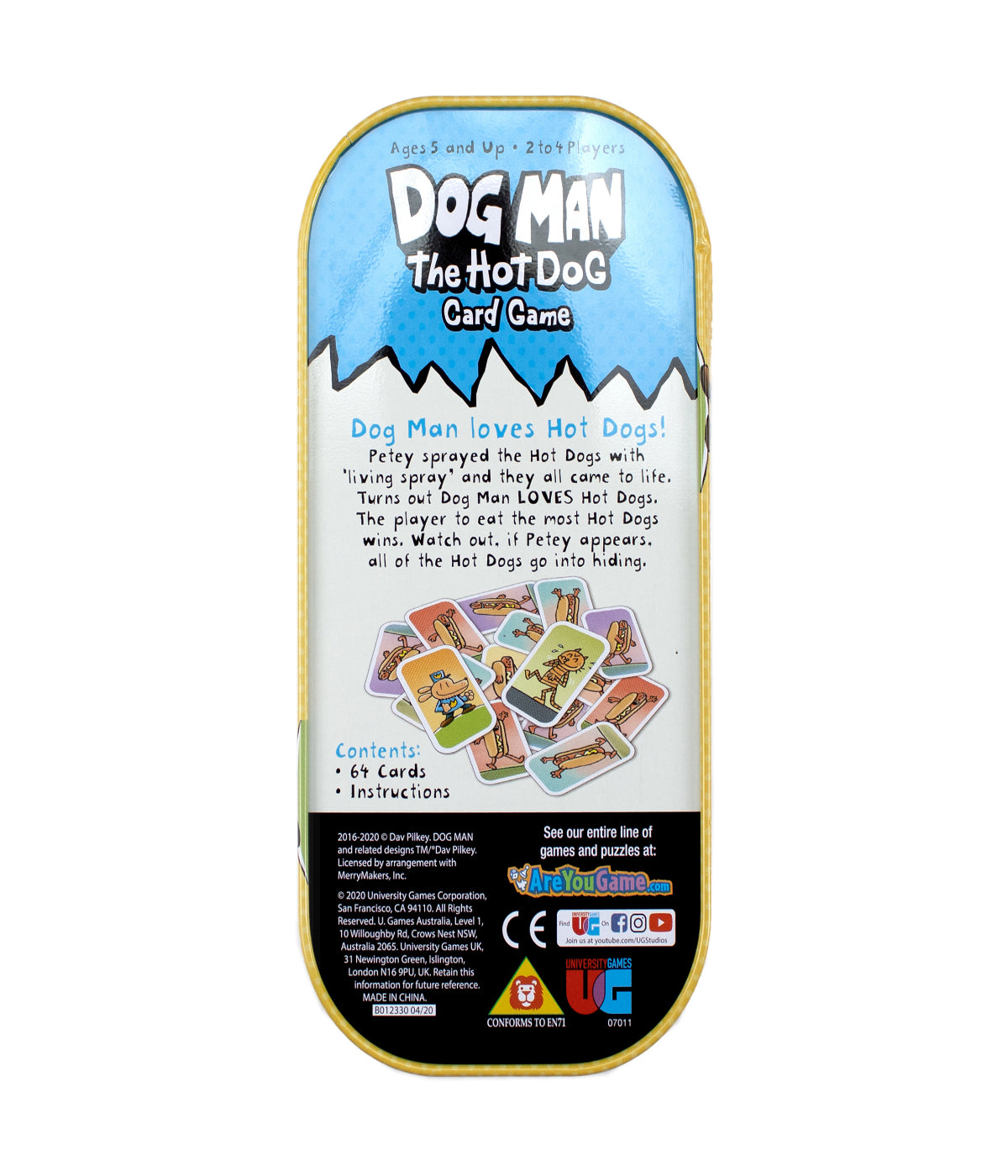  Dog Man - The Hot Dog Card Game Multi - Multi - Bonton