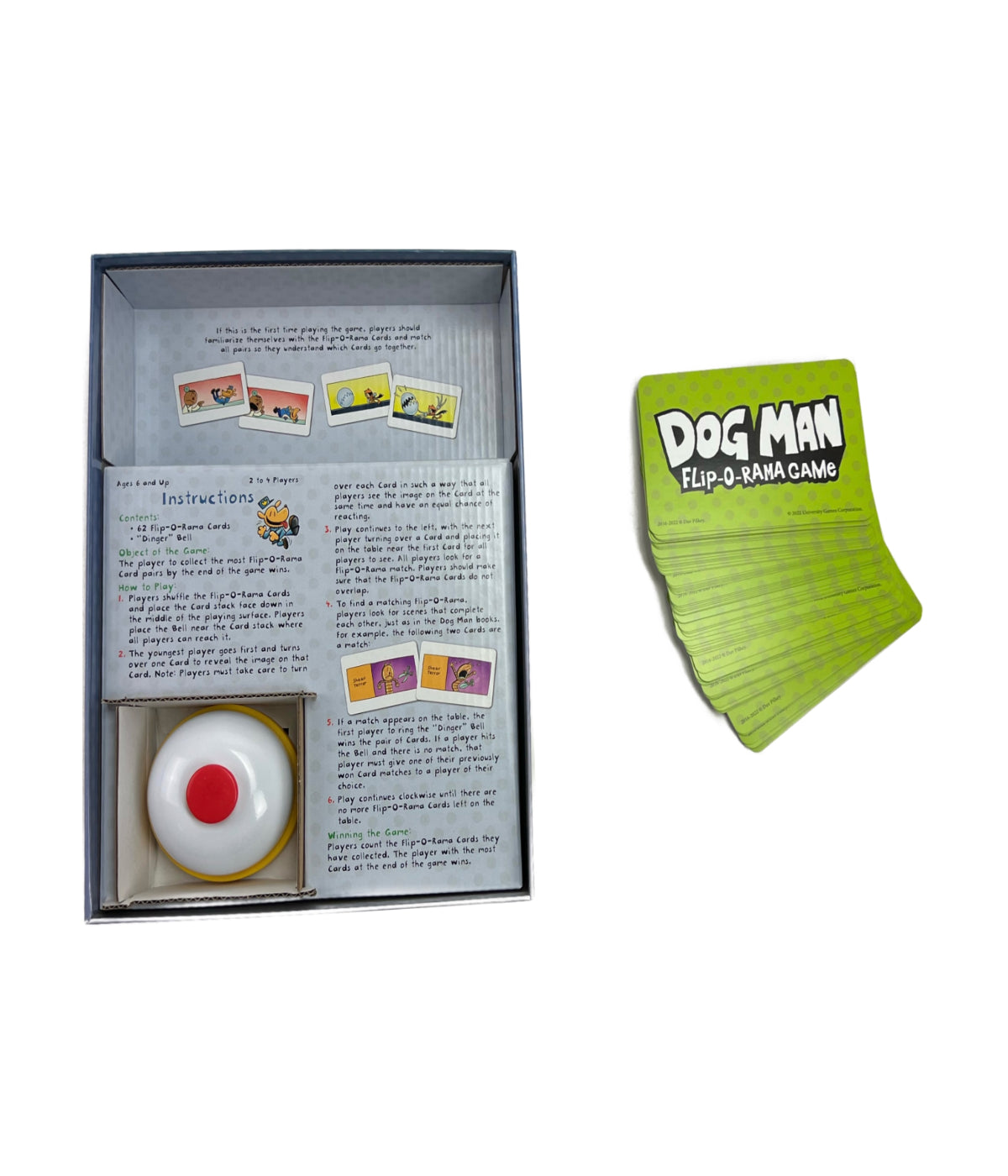  Dog Man Flip-O-Rama Game Multi - Multi - Bonton