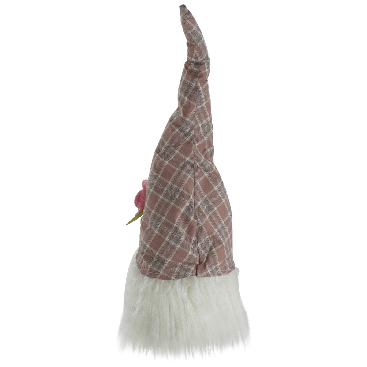  Northlight Plaid Floral Spring Gnome Head Decoration - 20