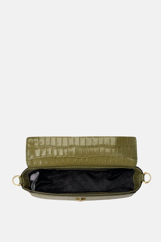 Lottie Croco Crossbody - Small Crossbody - Leaf Olive / One Size