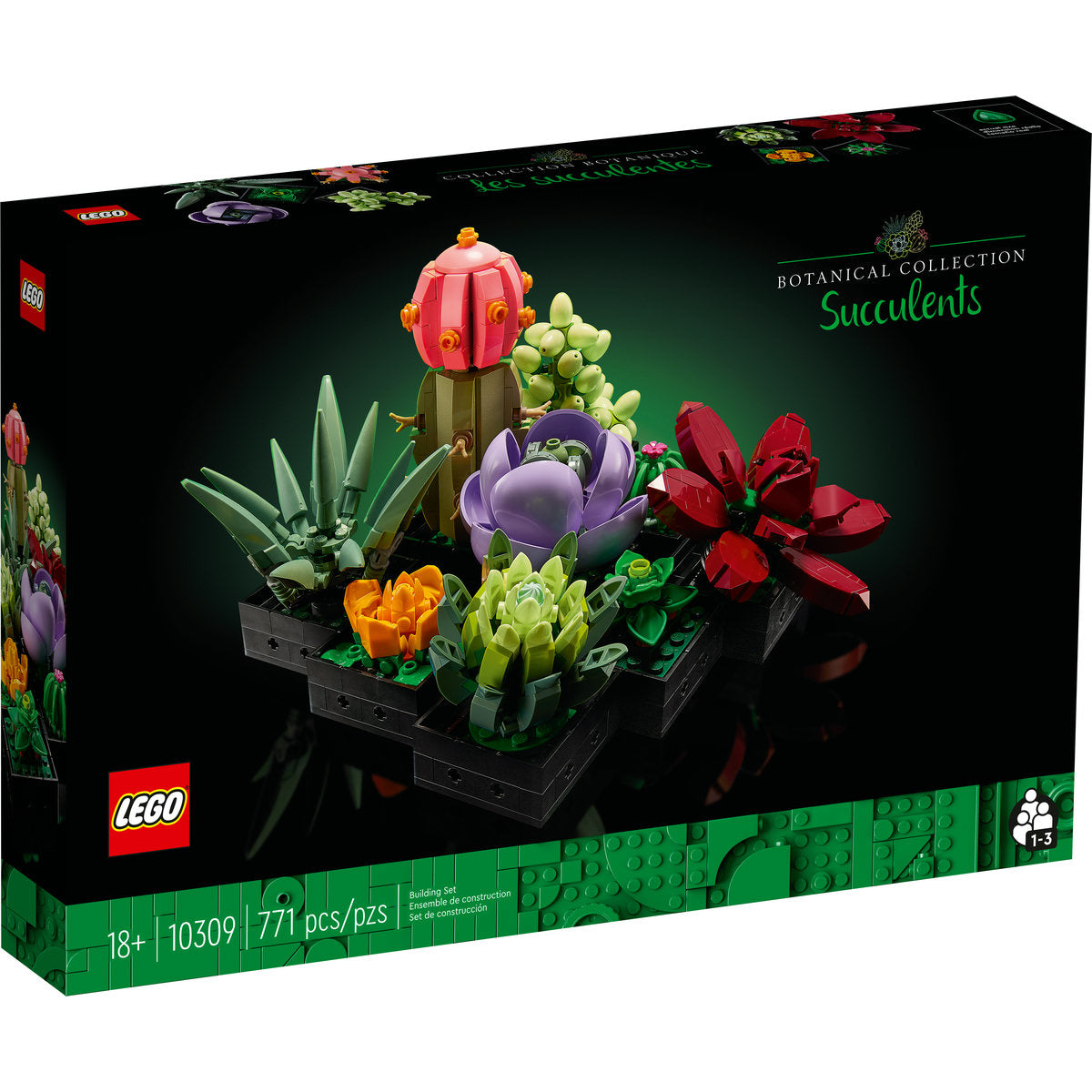  LEGO LEGO® Succulents 10309 Plant Decor Building Kit 771 Pieces - Botanicals - Bonton
