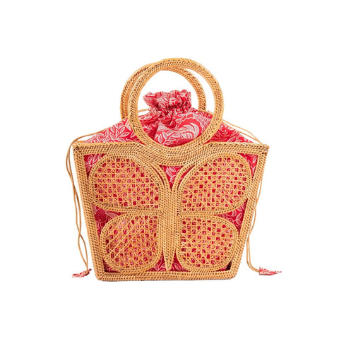 Mariposa - Medium Satchel - Natural / One Size