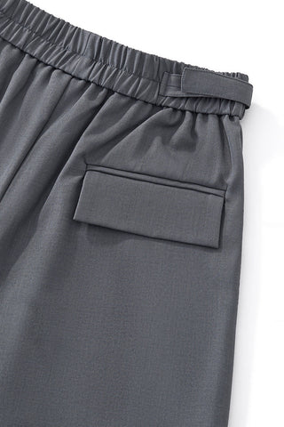 Wellington Side-Tab Trousers GREY