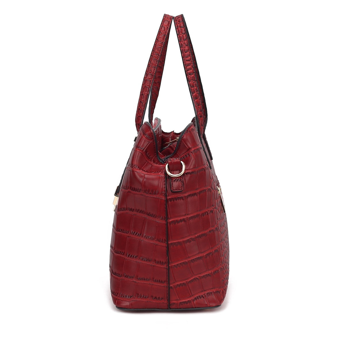  MKF Collection Aurelia Embossed Shoulder Bag - Black - Bonton