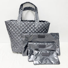 The Carly Trio Wristlet Gunmetal