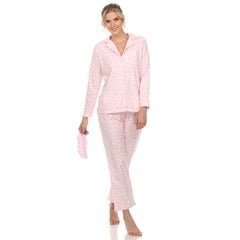 Women's Three Piece Pajama Set