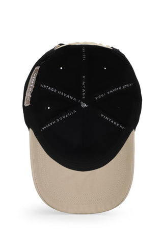 Vintage Havana Trucker Hat for Women & Men – Black & Khaki Adjustable Cap – Embroidered Star