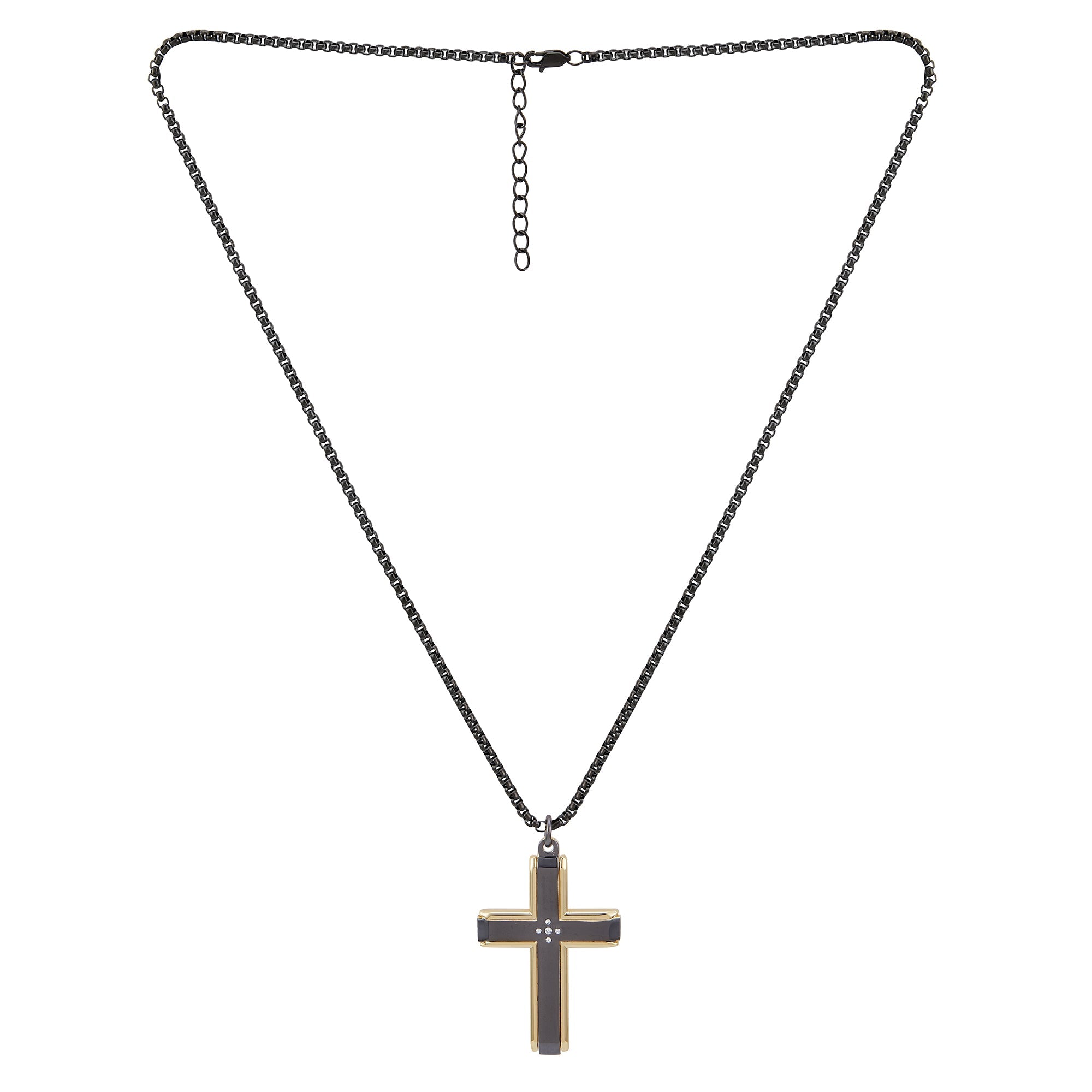  American Exchange American Exchange Cross Necklace 4 - Gold - Bonton