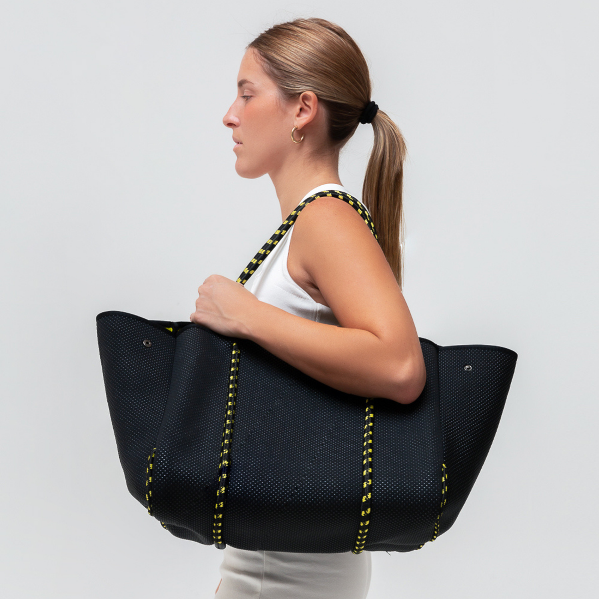  Pop Ups Brand Everyday Tote Dotted Black - Default Title - Bonton