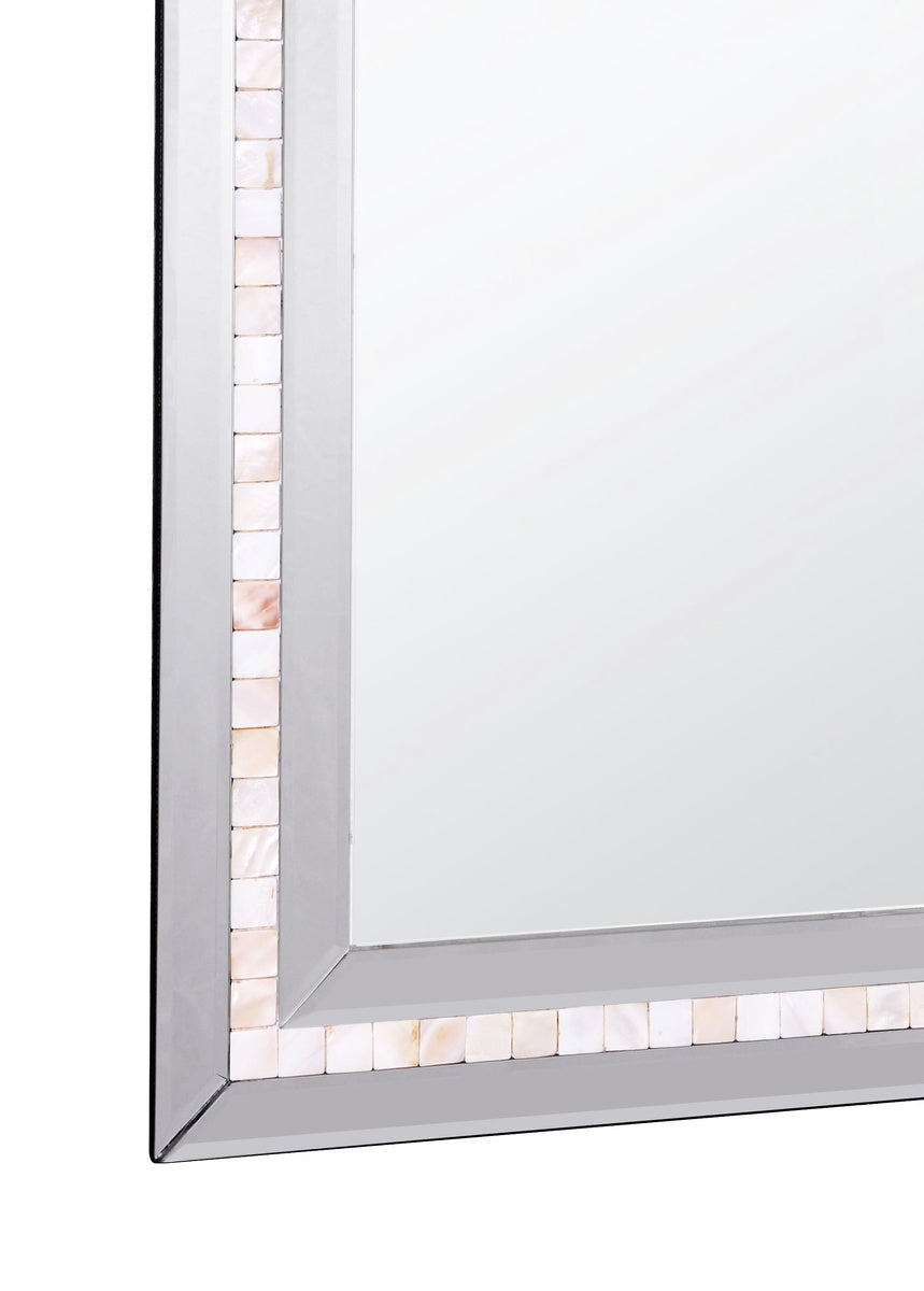  Mosaic Tiled  Beveled Bathroom/Vanity Mirror - Default Title - Bonton