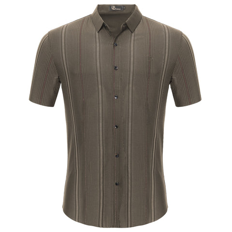 Fearless Finesse Short-Sleeve Shirt KHAKI