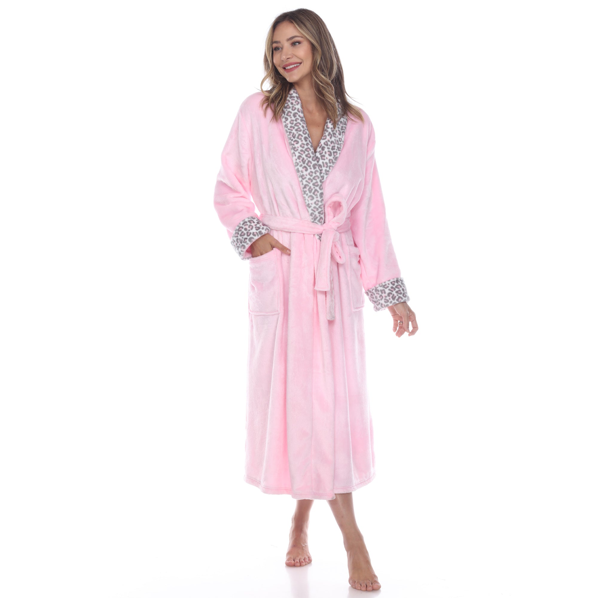  White Mark Women's Cozy Lounge Robe - 2XL/3XL - Bonton