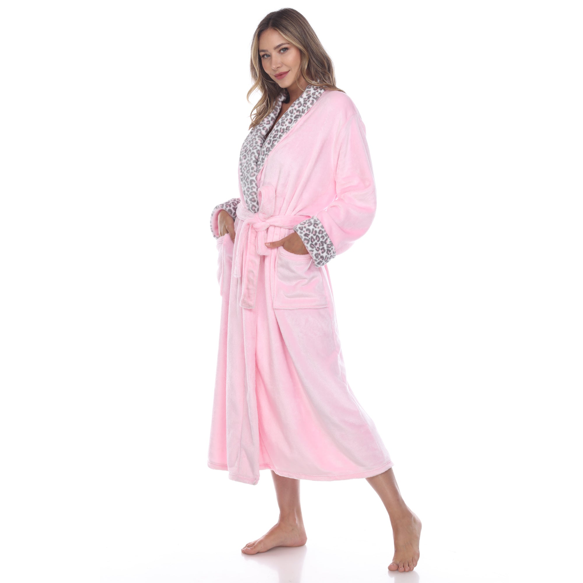  White Mark Women's Cozy Lounge Robe - 2XL/3XL - Bonton