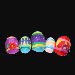 Inflatable Lighted Easter Eggs Outdoor Decoration - 10'