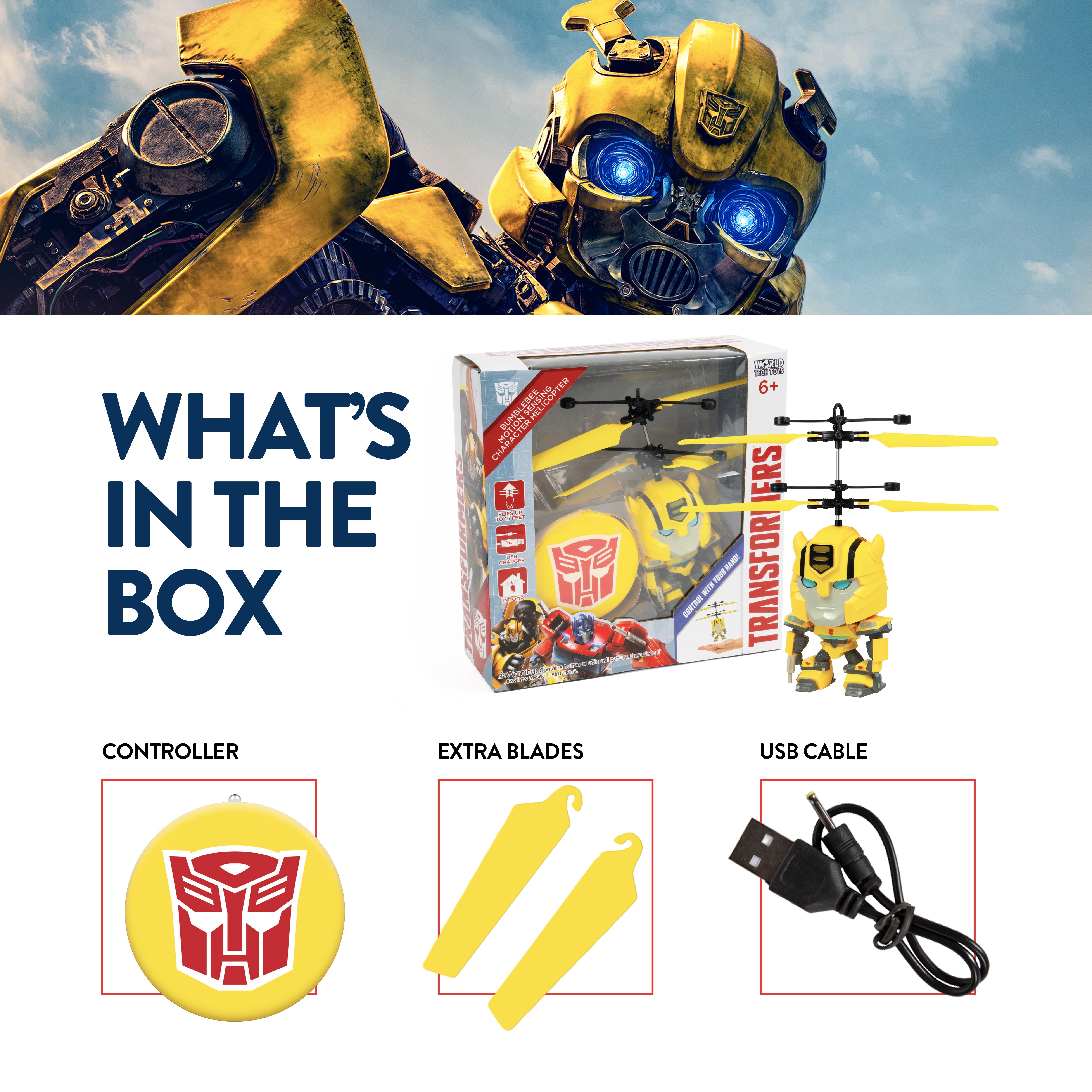 HobbyTron Transformers Bumble Bee Big Head UFO - Default Title - Bonton
