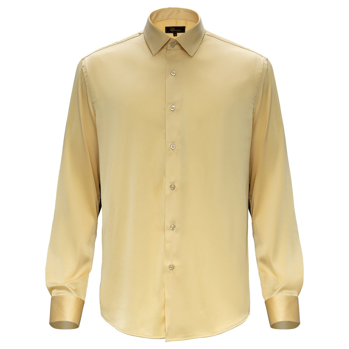  Barocco Barocco Luxe Satin Stretch Shirt CHAMPAGNE - CHAMPAGNE - Bonton