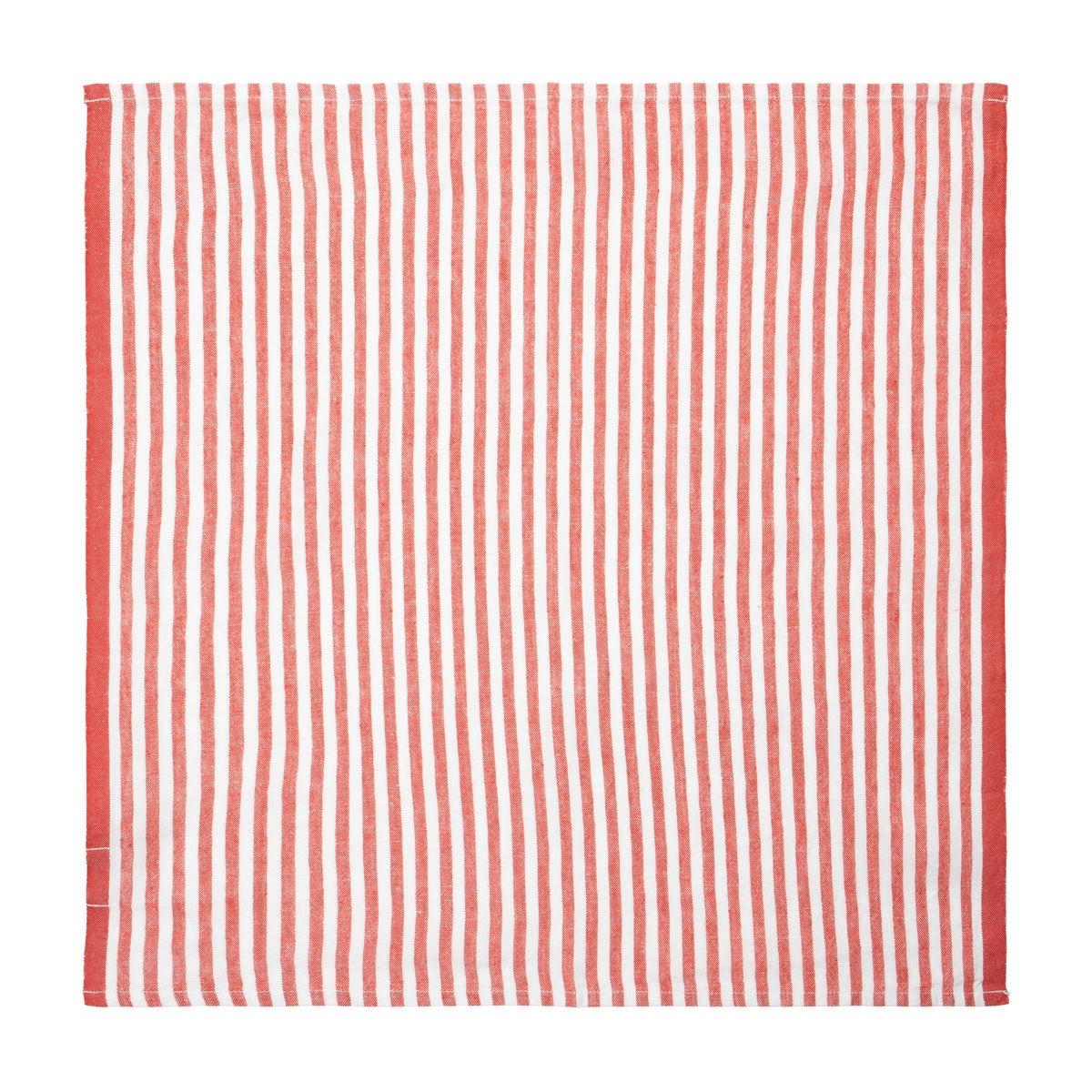  Caravan Ticking Stripe Napkin 20x20 - Set of 4 - Basil - Bonton